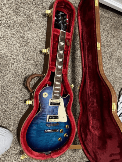 SDRANG - Gibson Les Paul Traditional Pro V Flame Top Electric Guitar ...