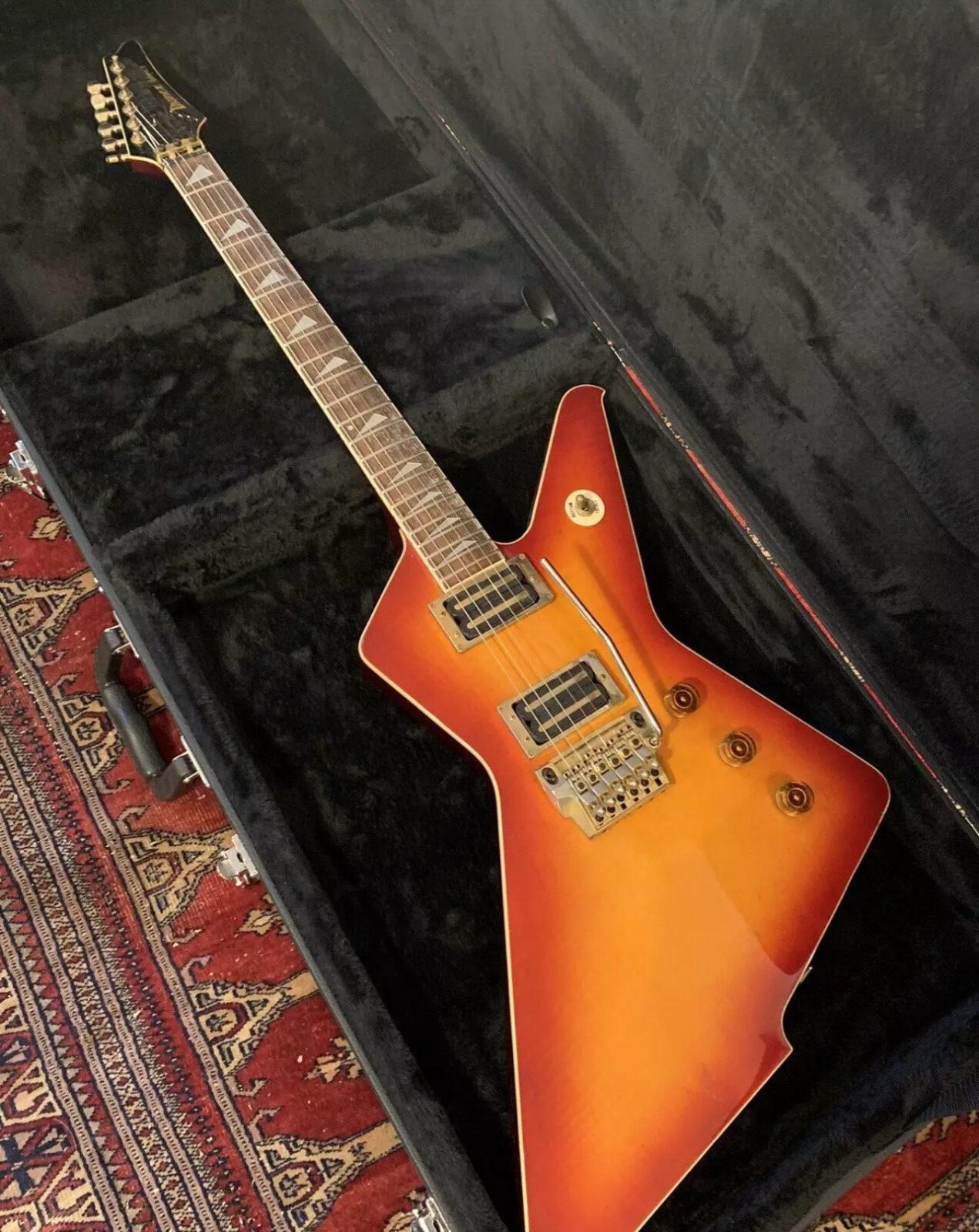 1984 Ibanez Destroyer II cherry sunburst Dt-450 Japan Vintag